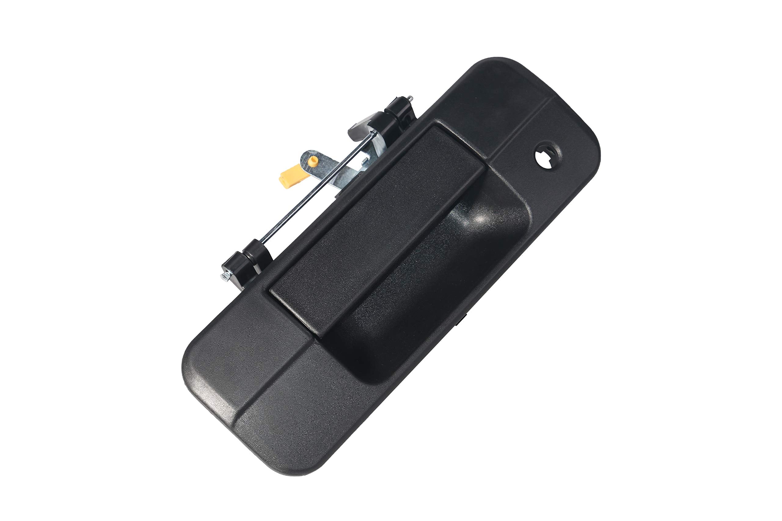 Replacement Tailgate Handle Latch With Keyhole - Replaces 690900C040, 69090-0C040, 81213 - Compatible With Toyota Tundra 2007, 2008, 2009, 2010, 2011, 2012, 2013 - Liftgate Handle Trim With Clips