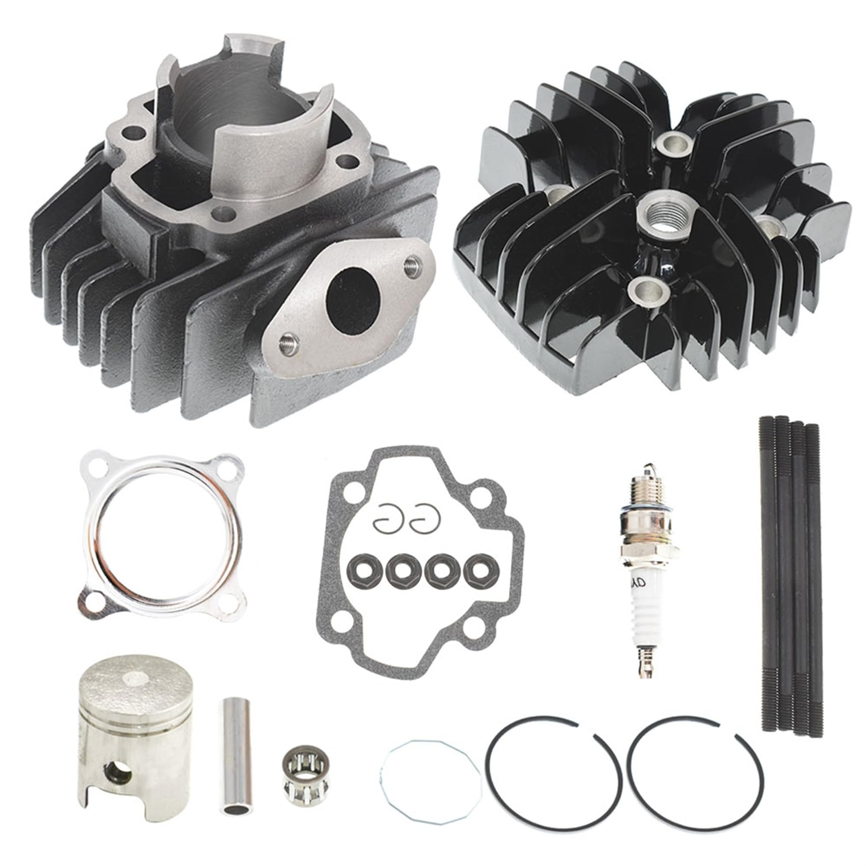 Labwork 50Cc Engine Piston Cylinder Head Top End Gasket Repair Kit Replacement For Yamaha Pw50 Qt50 1979-2017 4J2-11311-01-00