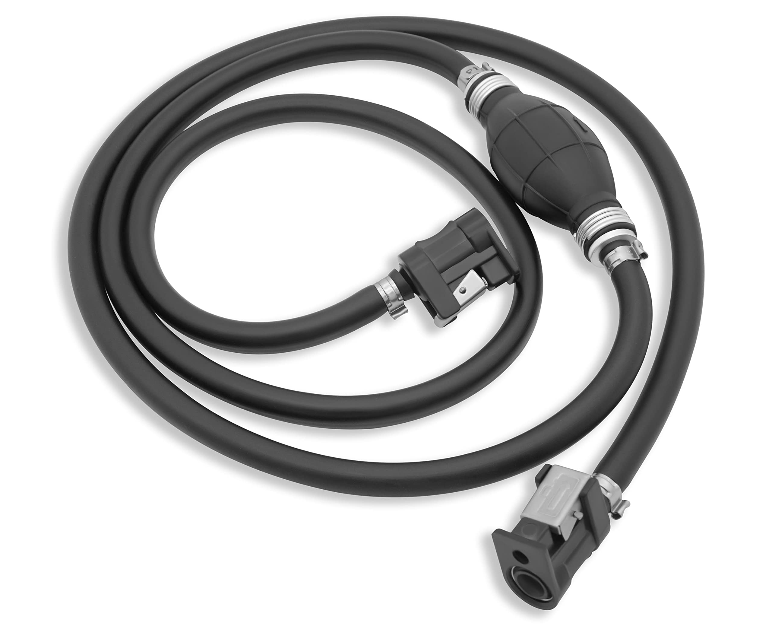 Notetoupt Fuel Line Assembly 5/16' 8Mm Fuel Gas Line Hose For Marine Outboard Boat Motor Rvs Fuel Assembly Ith Primer Bulb Steel Hose Clamps With Primer Bulb Steel Hose Clamps 6Ft Fuel Line