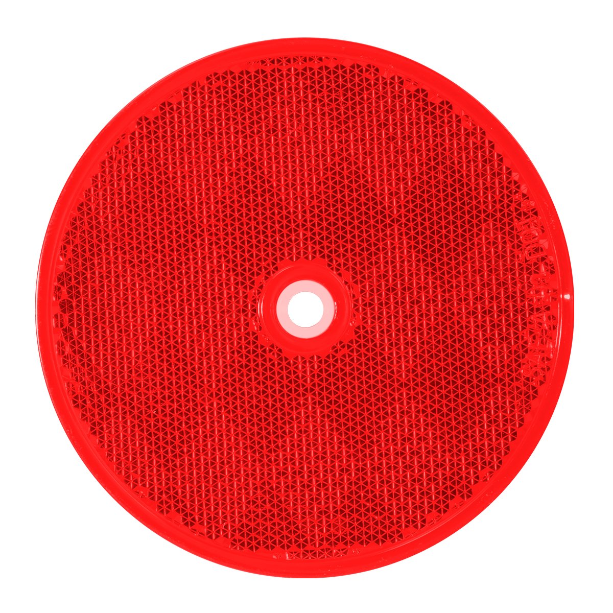 Gg Grand General 80824 Round Red 3-1/4” Reflector With Center Mounting Hole For Trucks, Towing, Trailers, Rvs And Buses, 1 Pack