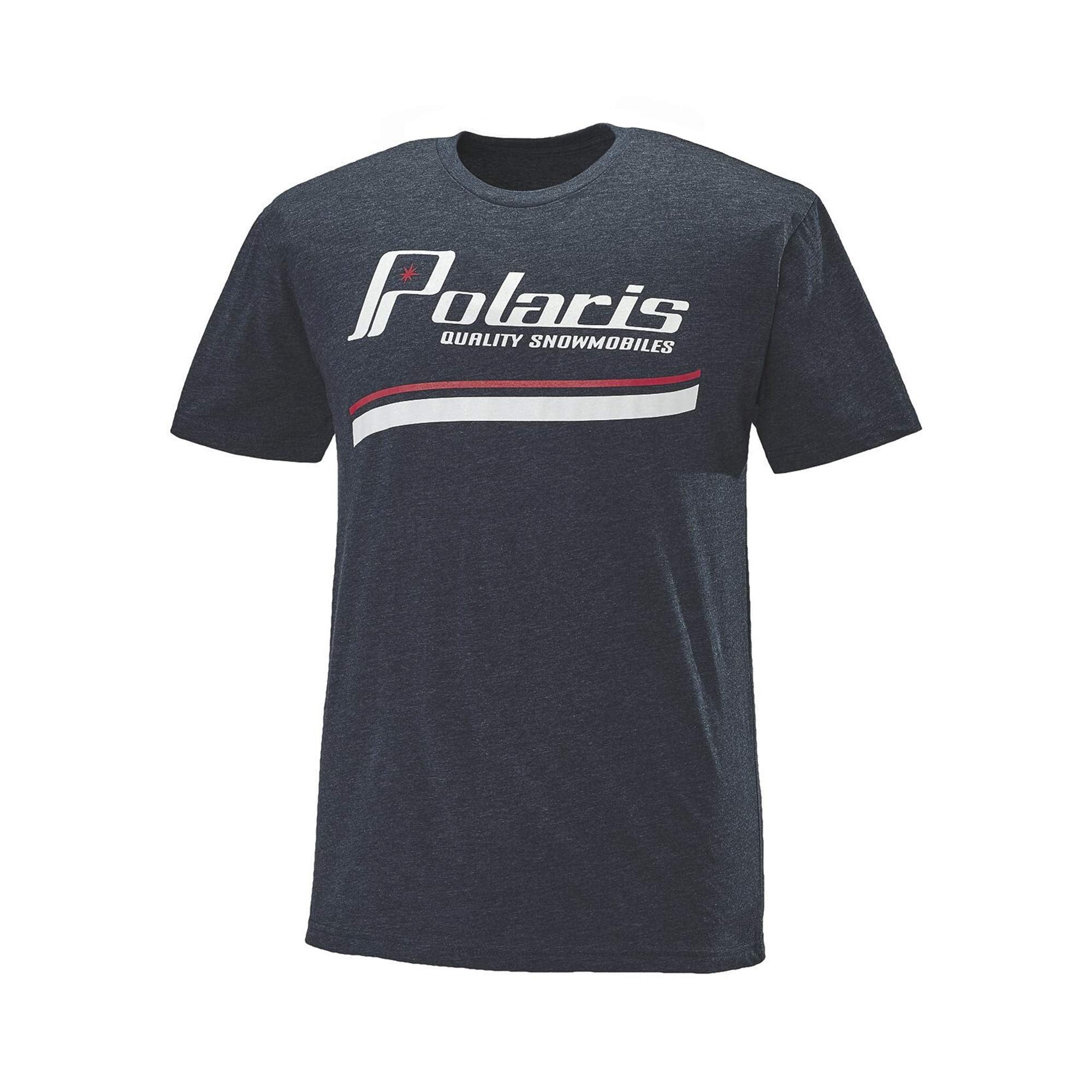 Polaris Snowmobile Men'S Heritage T-Shirt Logo Navy