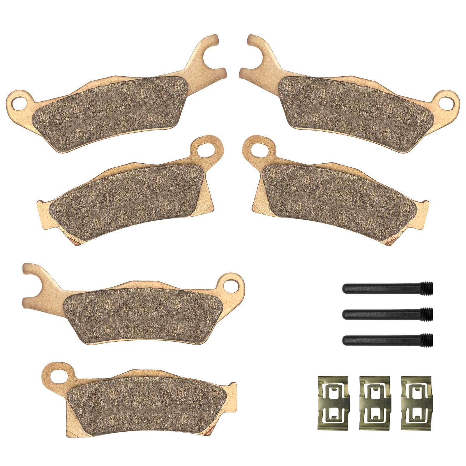 Front & Rear Brake Pads Sintered For Can Am Outlander 450 500 570 650 800 850 1000 (3 Sets)