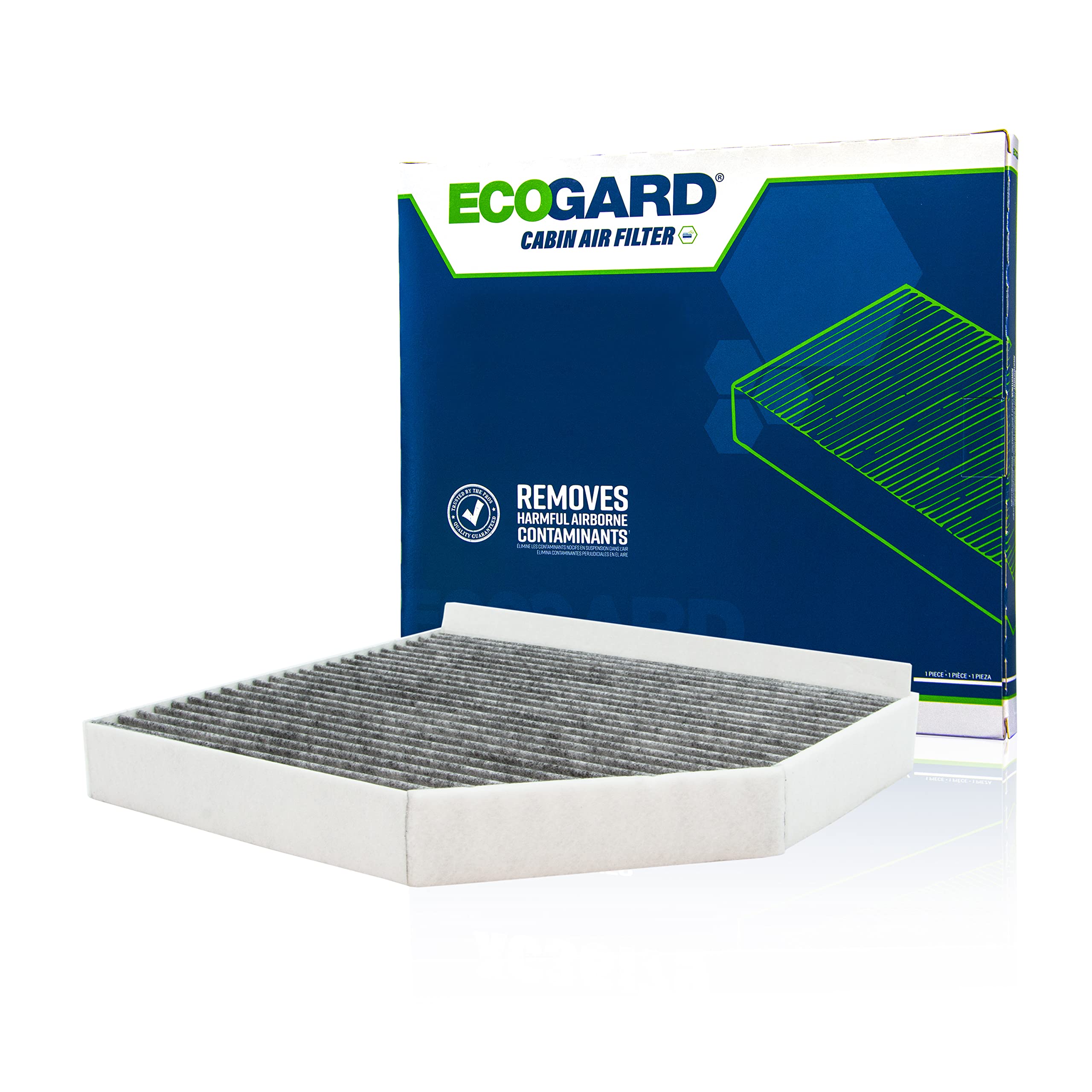 Ecogard Xc36071C Premium Cabin Air Filter With Activated Carbon Odor Eliminator Fits Audi Q5 2009-2017, A4 Quattro 2009-2016, A5 Quattro 2008-2017, A4 2009-2016, S5 2008-2018, S4 2010-2018