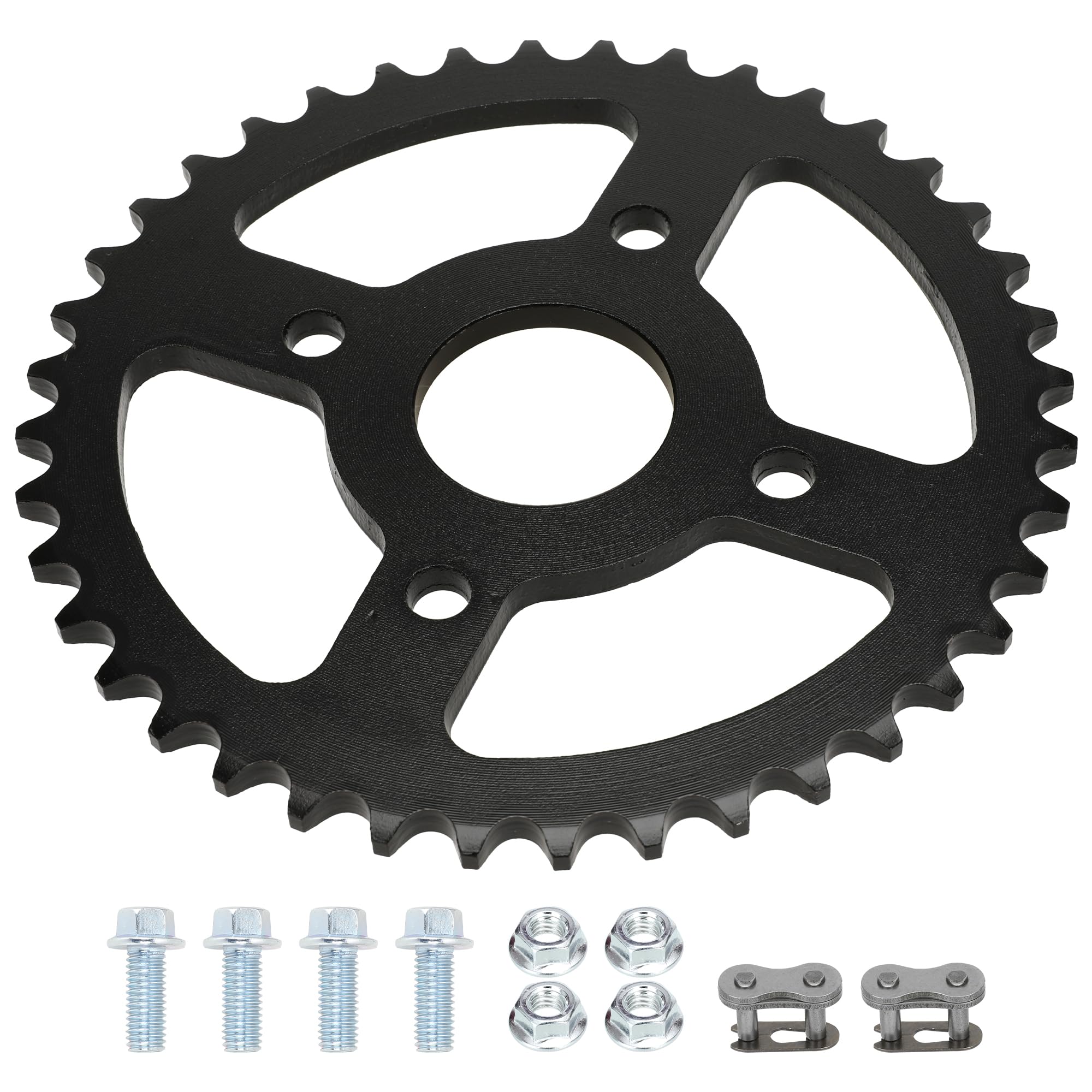 Yoxufa 40/41/420 Chain 40T Tooth Mini Bike Sprocket 40Mm Bore For Coleman Bt200X Ct200U Ct200U-Ex Baja Warrior Trailmaster Massimo Mb165 Mb200 Predator 212 196Cc 200Cc 6.5Hp Powersports Go Kart Parts
