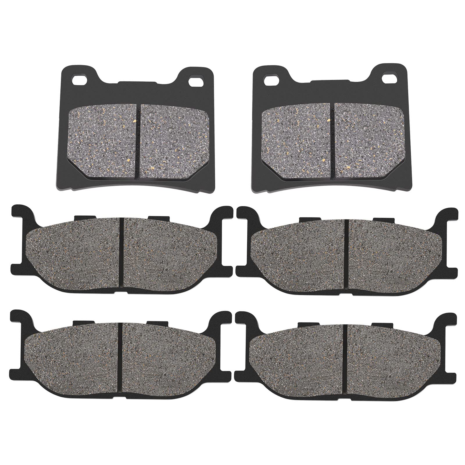 Road Passion Brake Pads Front And Rear Replacement For Yamaha Xvs1100 V-Star Custom Midnight 2007-2008 / Xvs1100 V-Star Custom/Classic/Silverado 1999-2009/ Dragstar 1100 Xvs1100/ Virago 1100 Xv1100