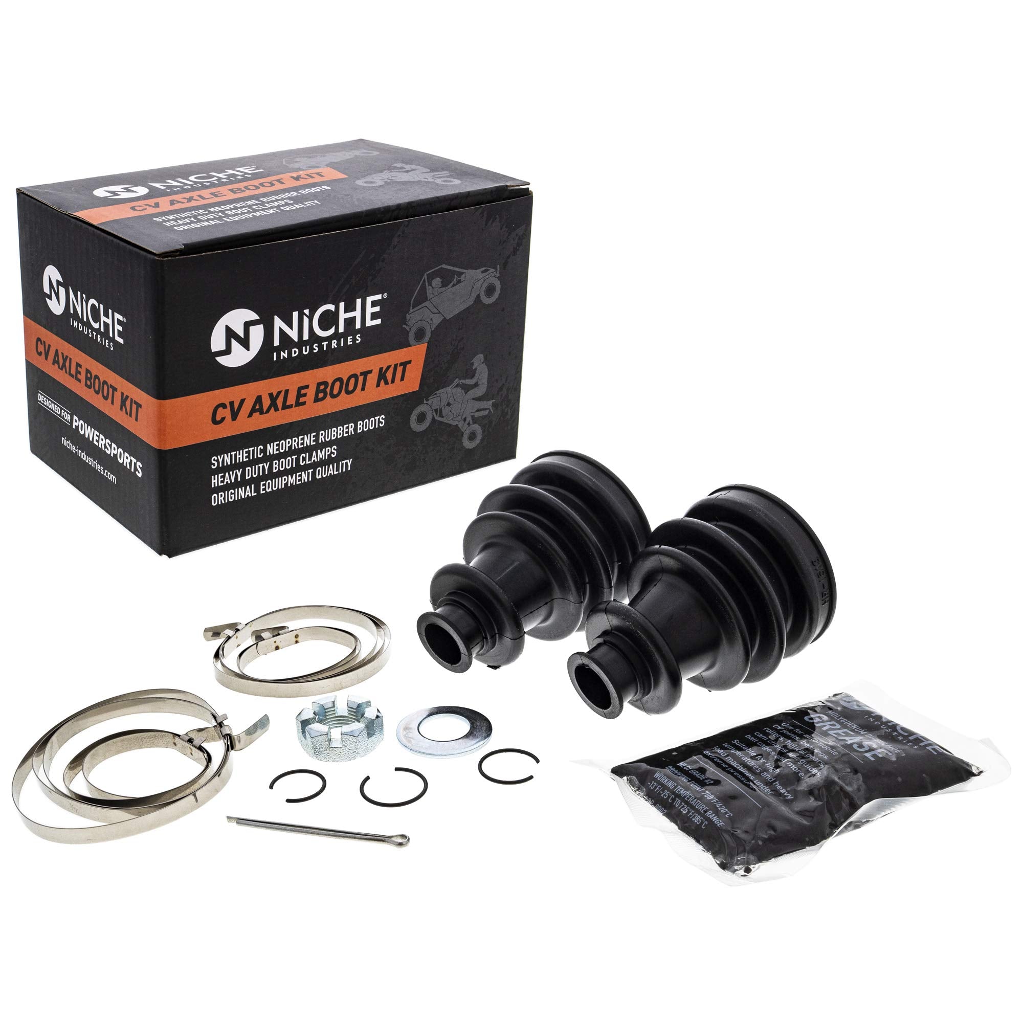Niche Front Cv Axle Boot Kit For Polaris Rzr 800 Ranger 400 Crew 570 500 Replaces 2203440 2203438 3236003