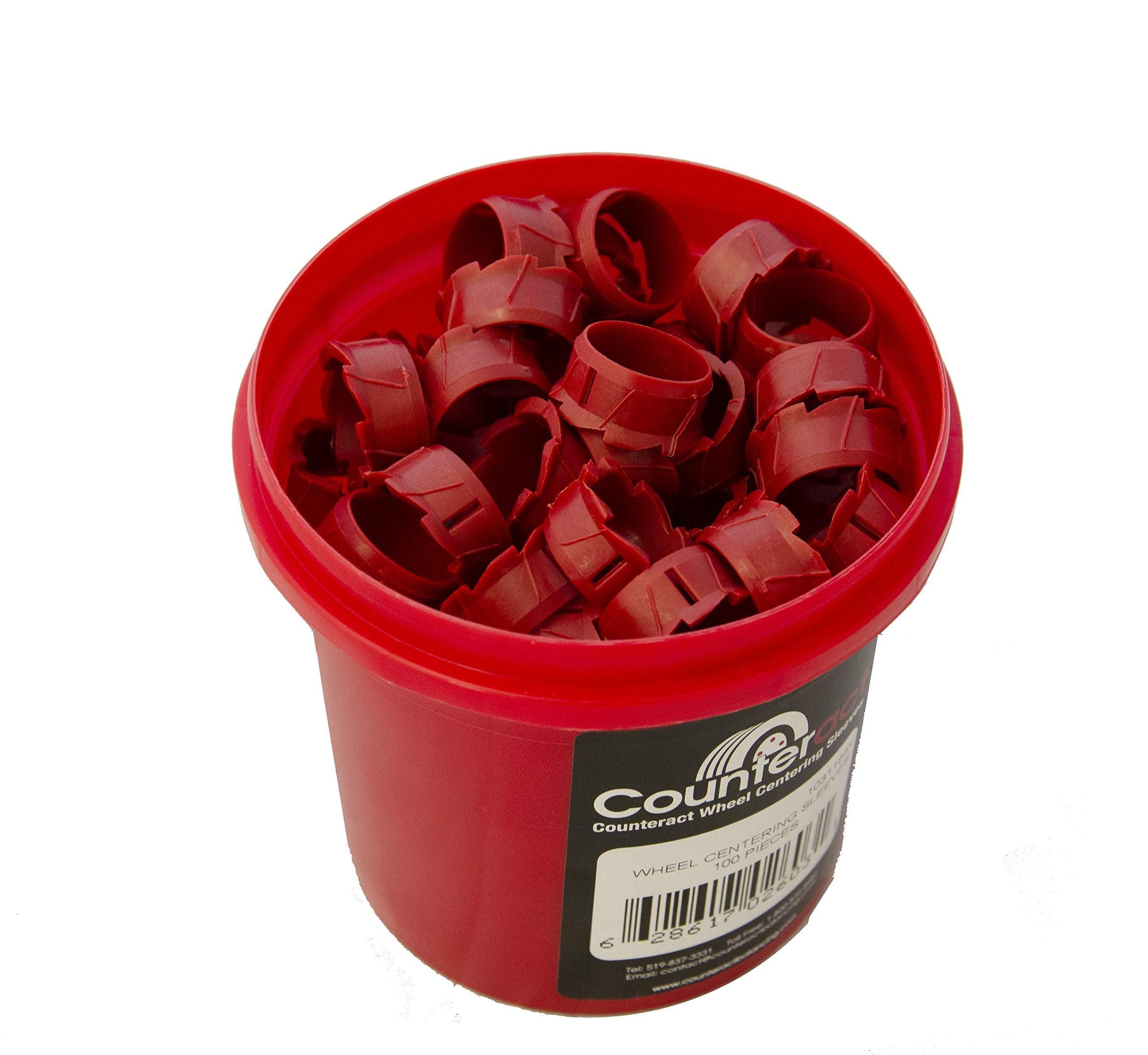 Counteract Wheel Centering Sleeves (100Pk, 22Mm)