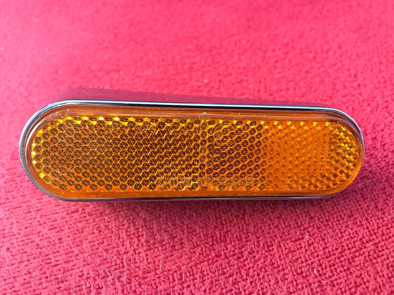 Oem Front Right Reflector Compatible With Most Modern Vespa: Gt, Gts, Gtv, Lx , 584084 (Orange)