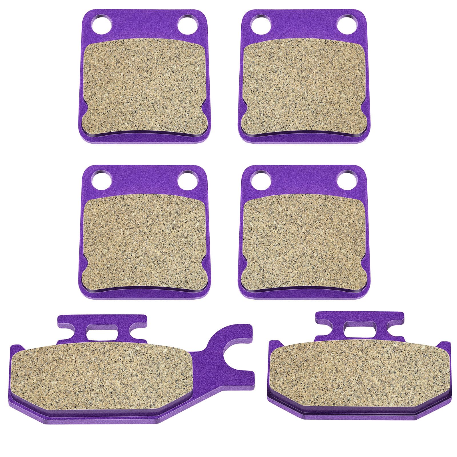 Scitoo Carbon Fiber Brake Pads Fit For Yamaha Grizzly 400, 450, Kodiak 400, 450, Wolverine 450