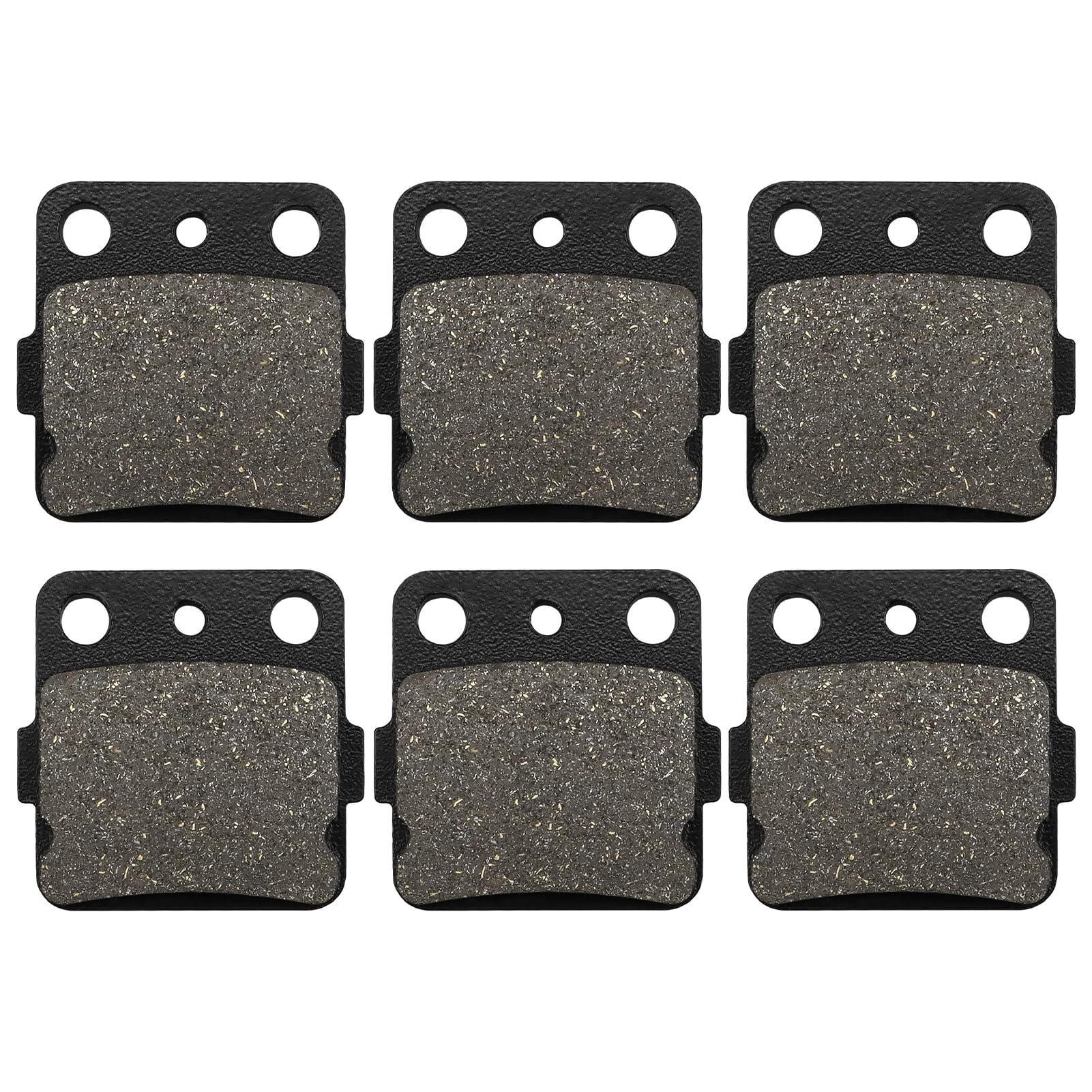 Zicoo Brake Pads Front & Rear For Honda 400Ex Trx 400 Ex Sportrax 400 2001-2008, Trx 400Ex Fourtrax 1999-2000, Trx400X Trx 400X 2009-2014, 300Ex Trx300Ex Fourtrax 300 1993-2008, Trx250X 1987-1992
