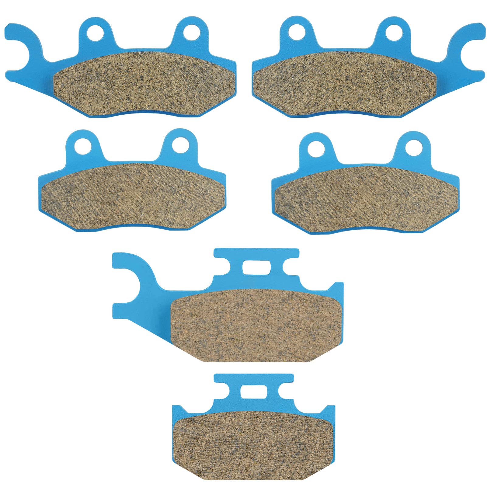 Front & Rear Ceramic Brake Pads Set For Yamaha Raptor 700, 700R, Raptor 700 Se 2006, 2007-2012, 3 Sets Front And Rear Brake Pads