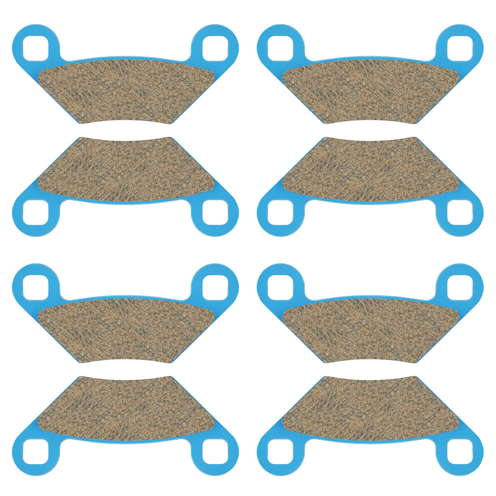 Brake Pads Ceramic Organic For Polaris Sportsman Forest Scrambler 450 500 550 570 800 850 1000 Ho Xp Tractor X2 Touring Ho Eps 2009-2022 Front & Rear 4 Sets