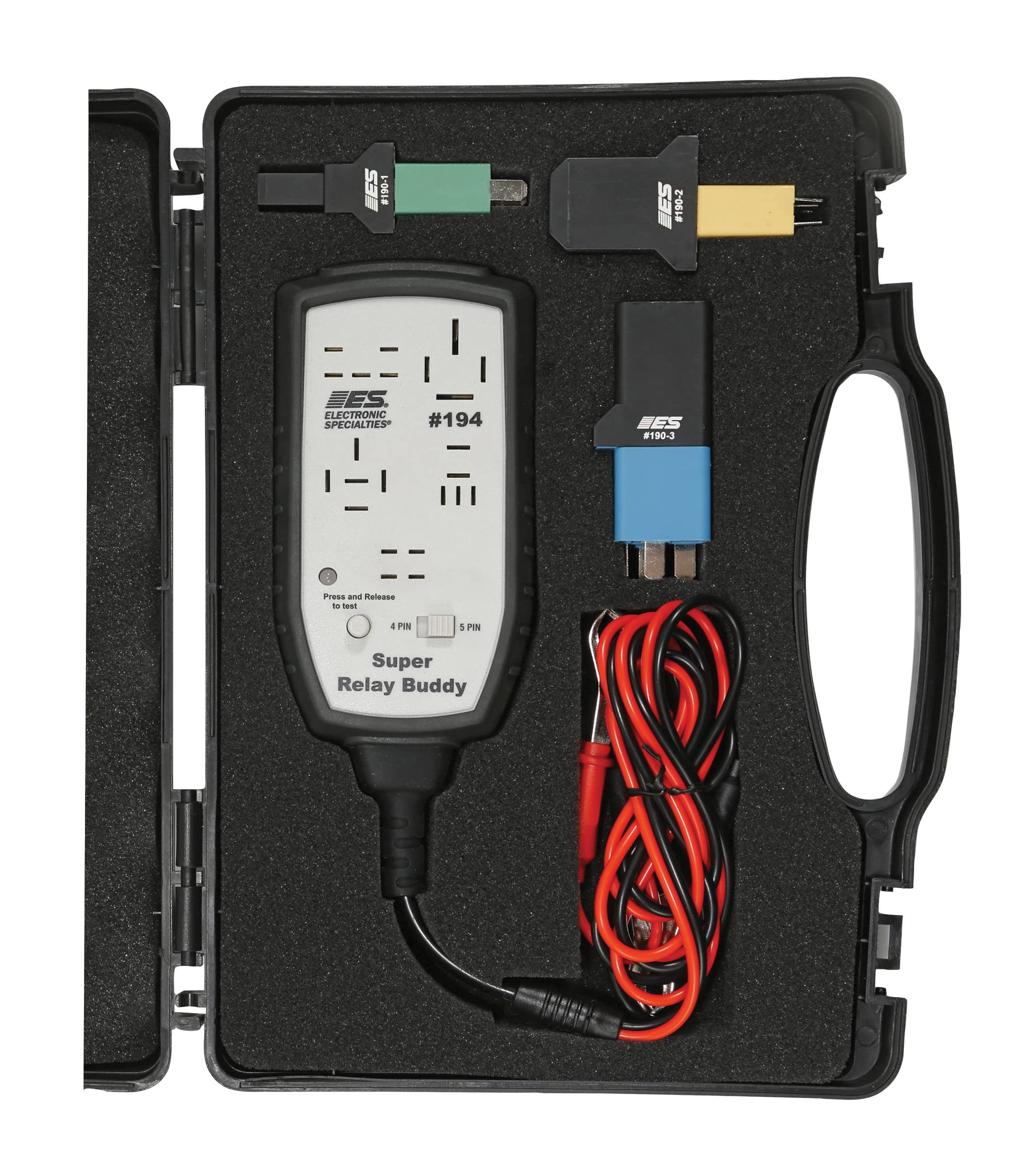 Relay Buddy Super Pro Kit,Chrome,Green/Red/Yellow