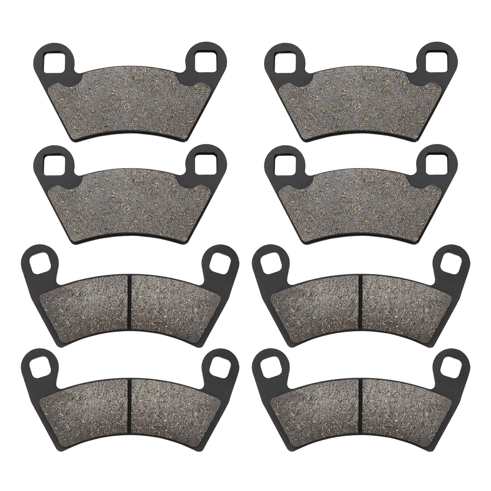 Front And Rear Brake Pads For Polaris Ranger 500 570 800 700 900, Rzr 900 Xp, Ranger 900 Xp, Ranger 800 Xp 4X4, Ranger Xp 700, Rzr 4 800, Rzr 900, Ranger 500 Crew, Ranger Diesel, Ranger Ev