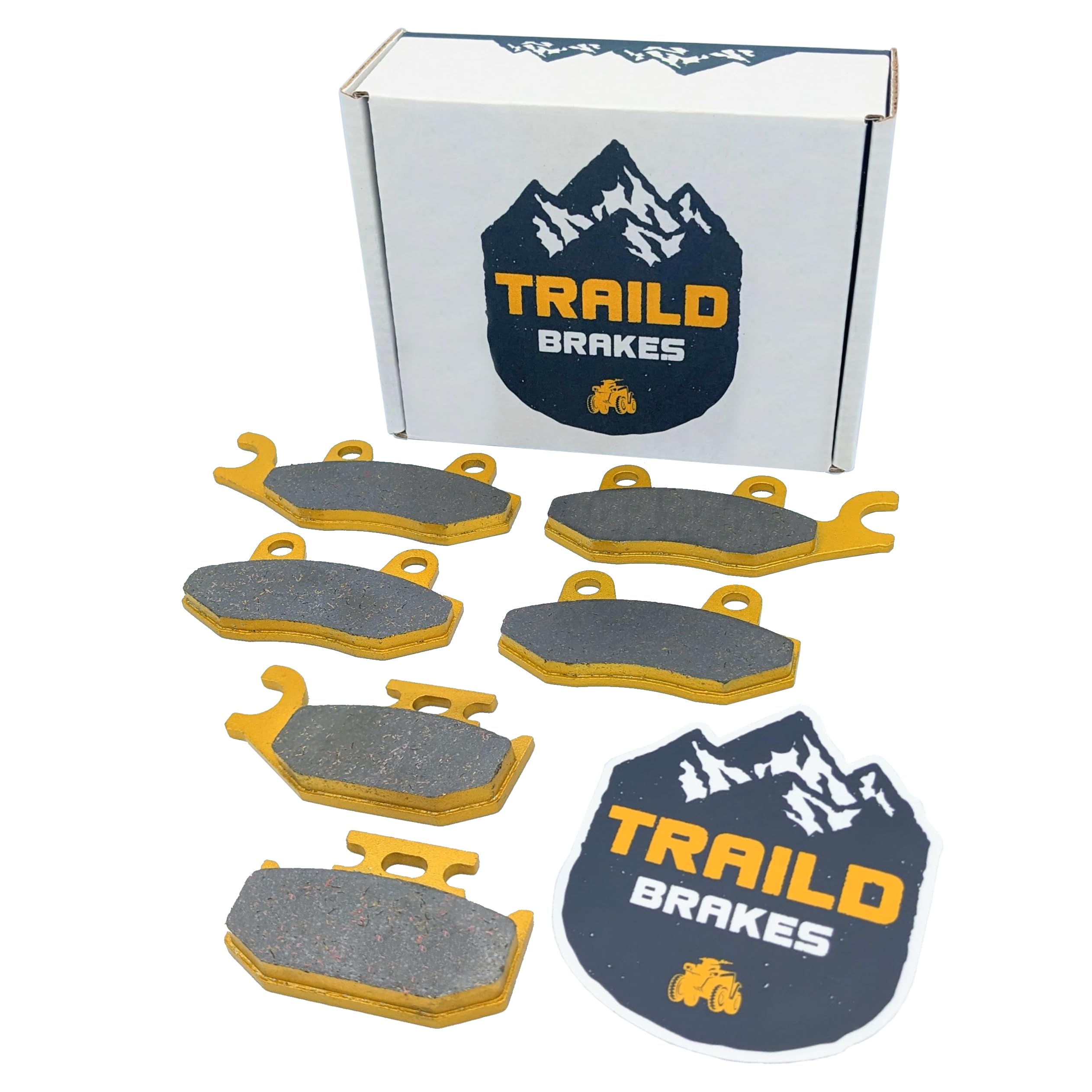 Can Am/Brp Ryker Ace 600/900 2019-2024 Ceramic Brake Pad Set Front & Rear