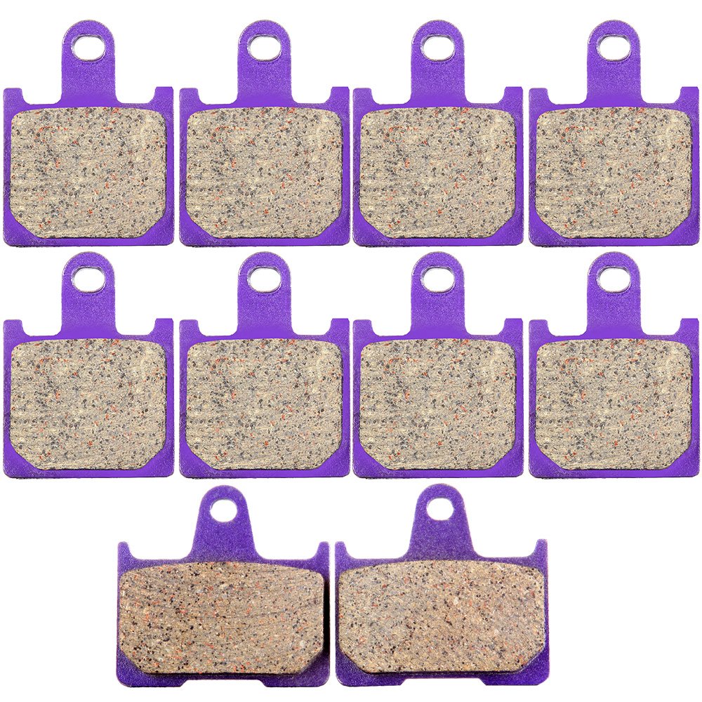 Eccpp Brake Pads Fit For Kawasaki Concours 14 2008-2014, For Kawasaki Ninja Zx14 2006-2011, For Kawasaki Ninja Zx14R 2012-2014, Fa417/4 Brake Pads Front And Rear Replacement Brake Pads Kits