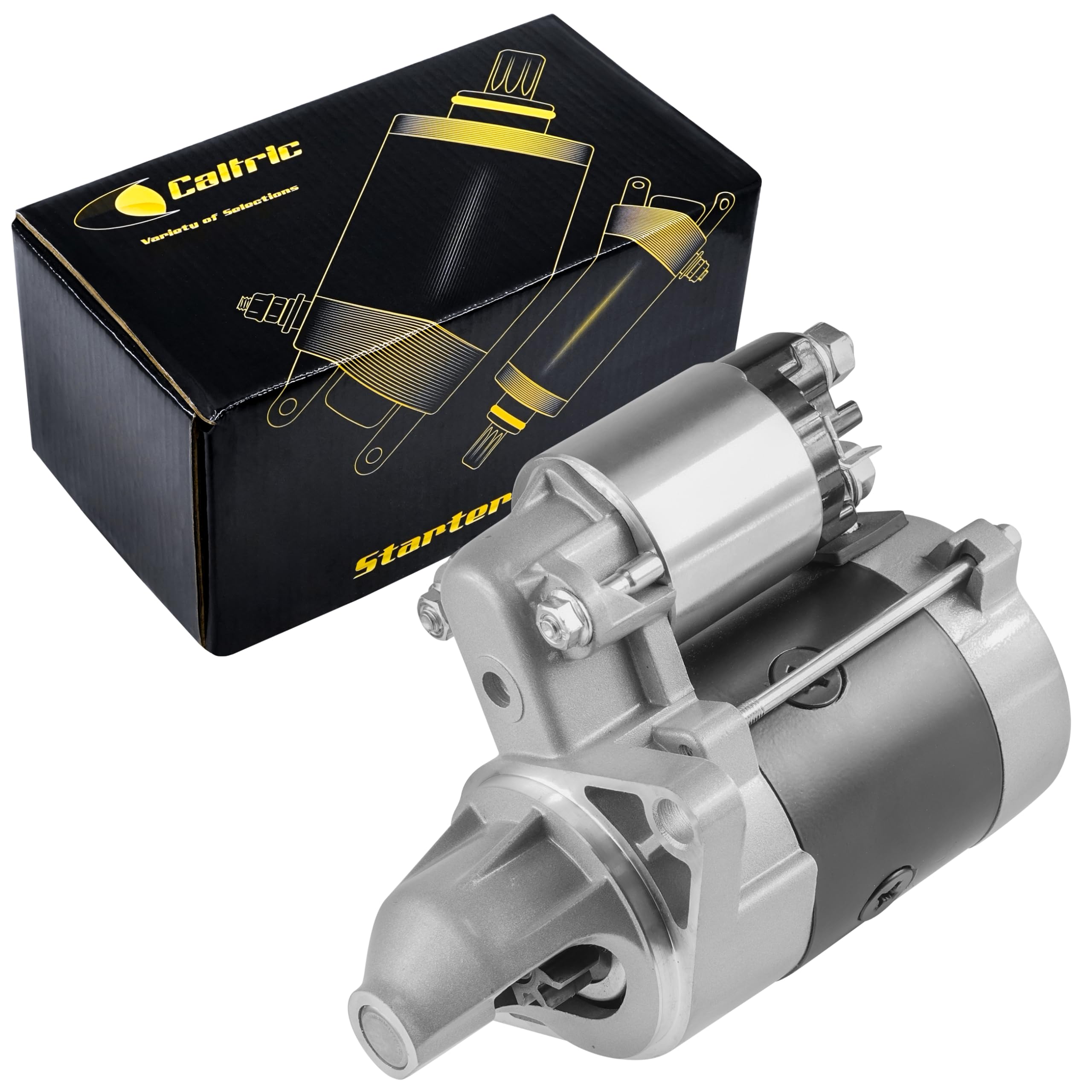 Caltric Starter Compatible With Kawasaki Mule Kaf620 Kaf-620 620 2500 2510 2520