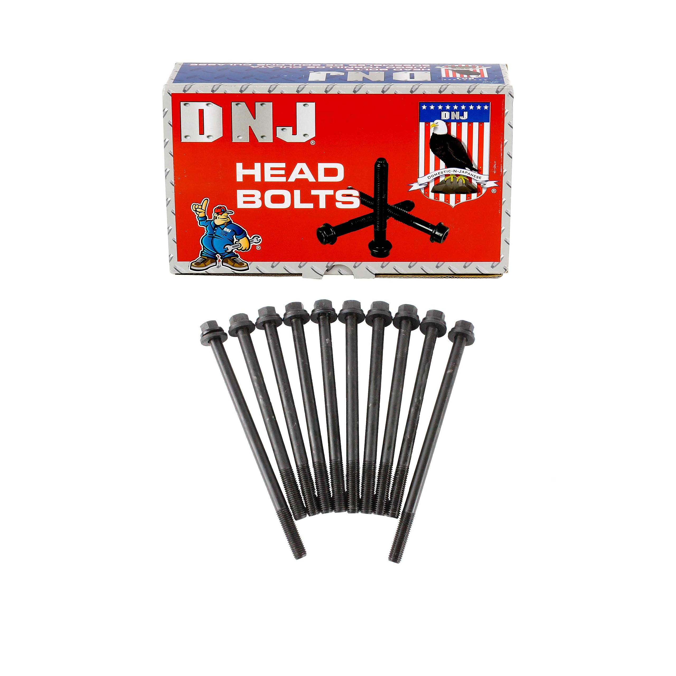 Dnj Hbk215 Head Bolt Kit 1 For 990-2001 / Acura, Honda/Cr-V, Integra / 1.8L, 2.0L / Dohc / L4 / 16V / 1834Cc, 1972Cc / B18A1, B18B1, B20B4, B20Z2