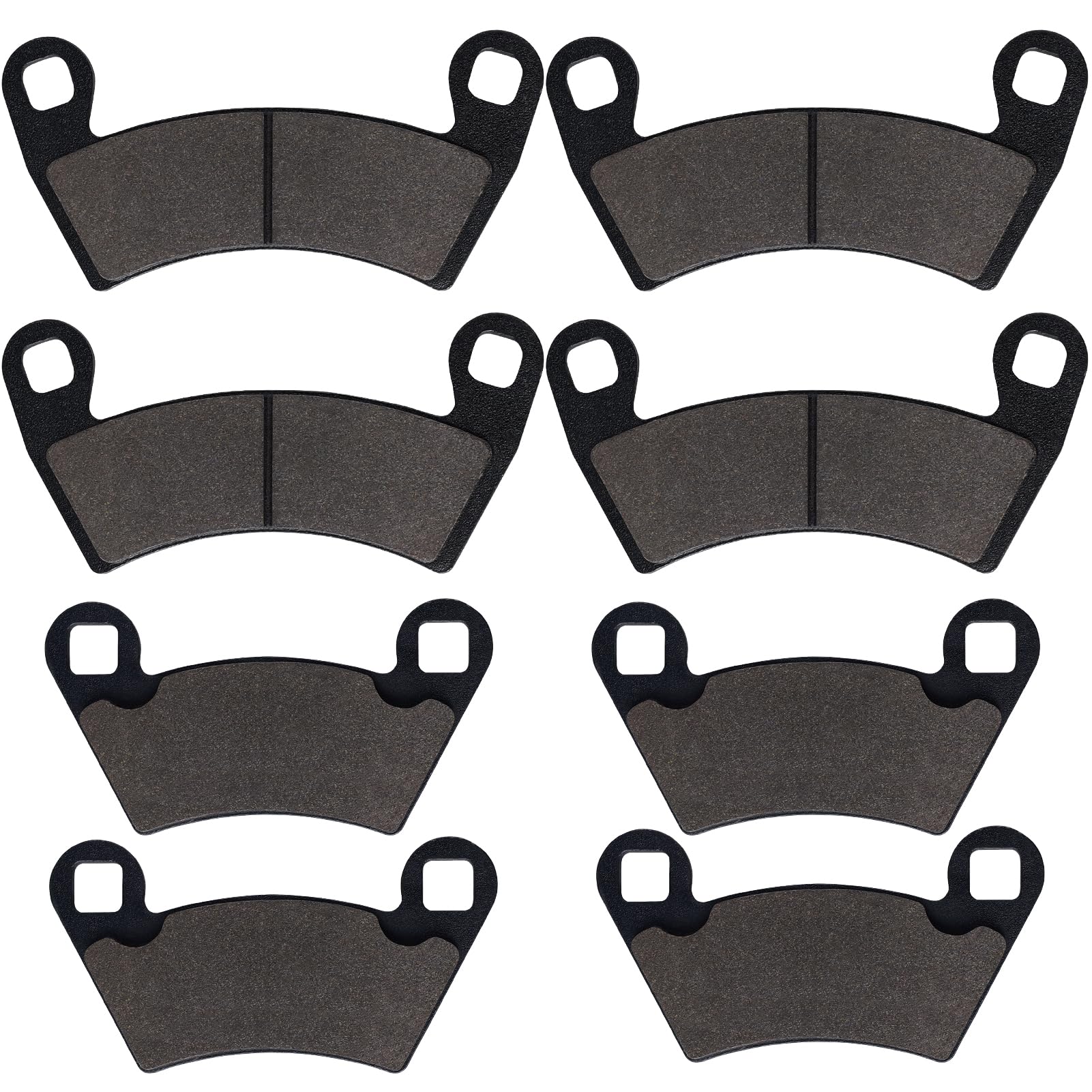 Locopow Brake Pads For Polaris Ranger 800 500 570 700 900 Xp Compatible With Polaris Rzr 900 Xp Ranger Crew 500 Rzr 4 800 Rzr 900 Xp(Front And Rear)
