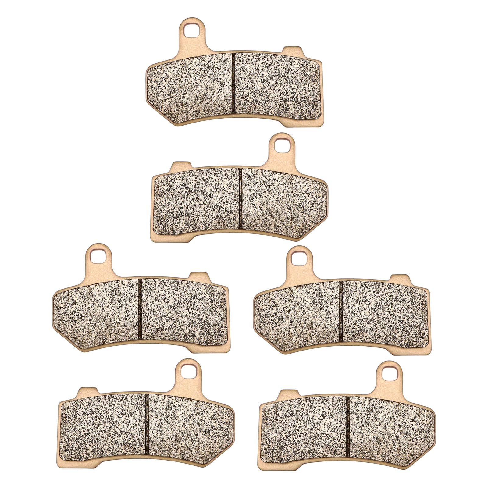 Zicoo Sintered Front & Rear Brake Pads For Harley Davidson Flhr Road King Flhx Street Glide Road Glide Flhtcu Ultra Classic Electra Glide Tri Glide Fltrx Limited Night Rod