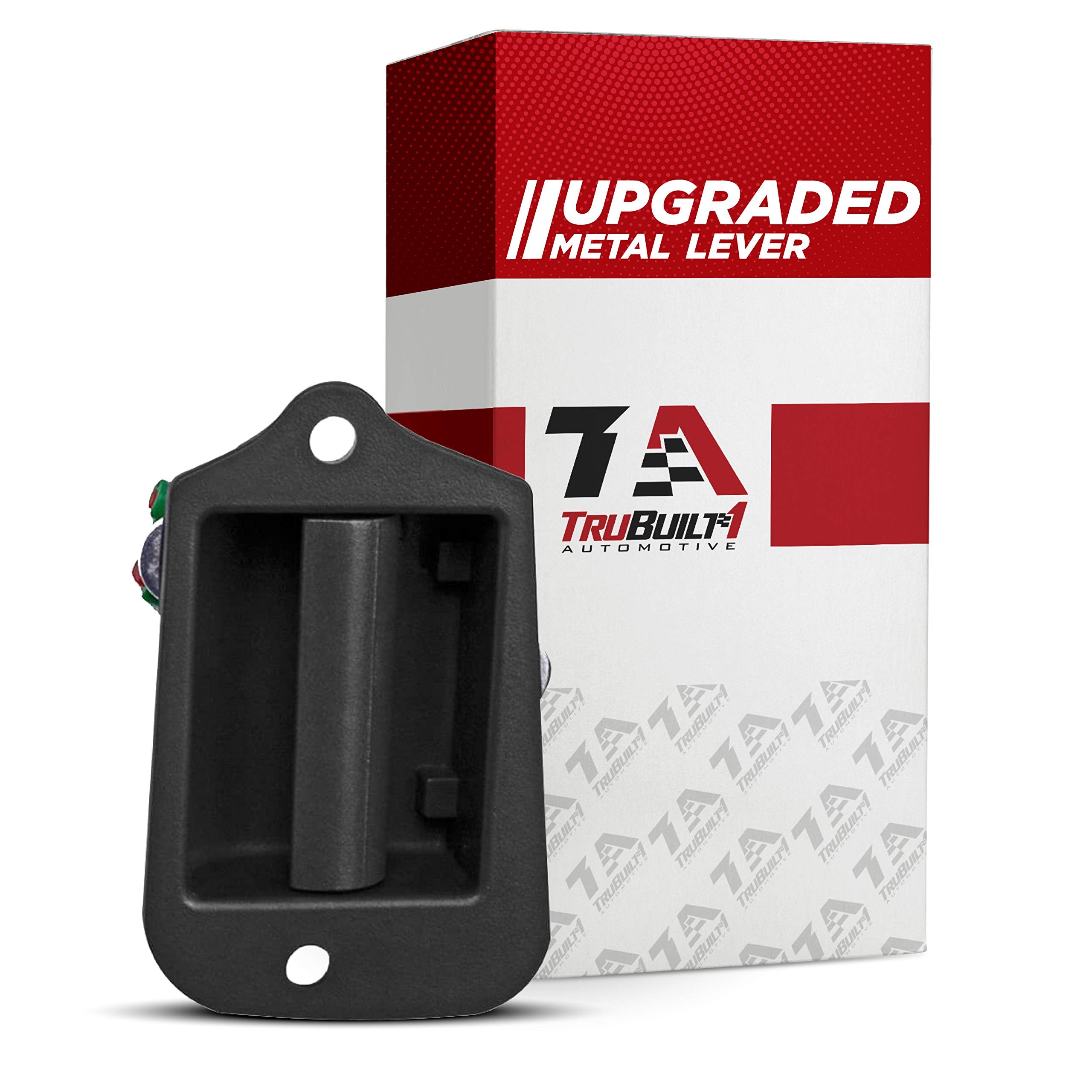 Trubuilt1 Automotive Interior Third Door Handle | Upgraded Metal | Compatible With Chevy 1996-2003 S-10, Rear Left Inside Third Door, Also Fits Gmc Sonoma And Isuzu Hombre, 15760310