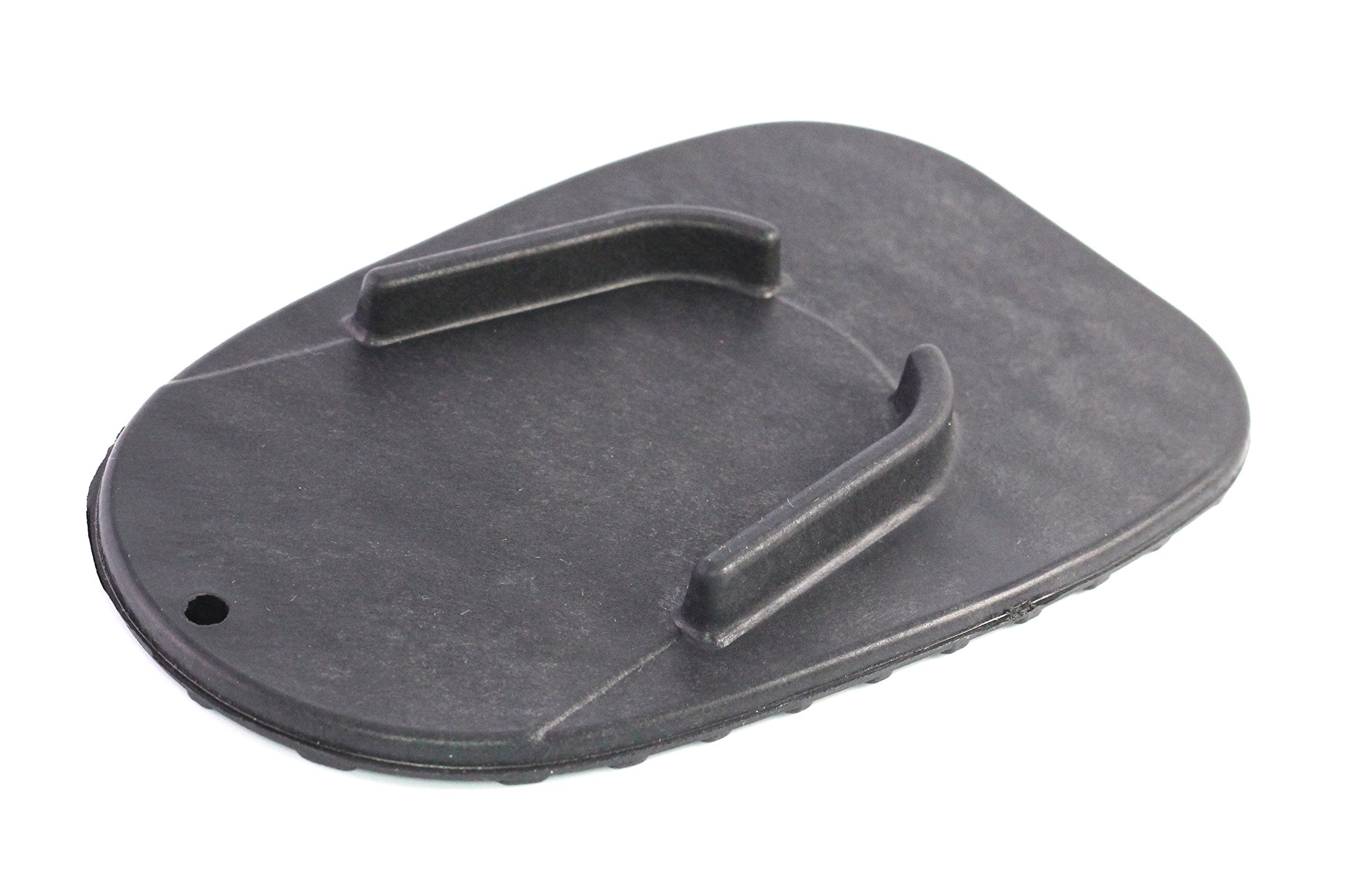 Motorcycle Kickstand Plate | Kick Stand Plate Pad Base For Motorcycle Motor Dirt Bike Perfect For Parking On Hot Asphalt And Soft Surfaces Multicolor Multipack (Black)