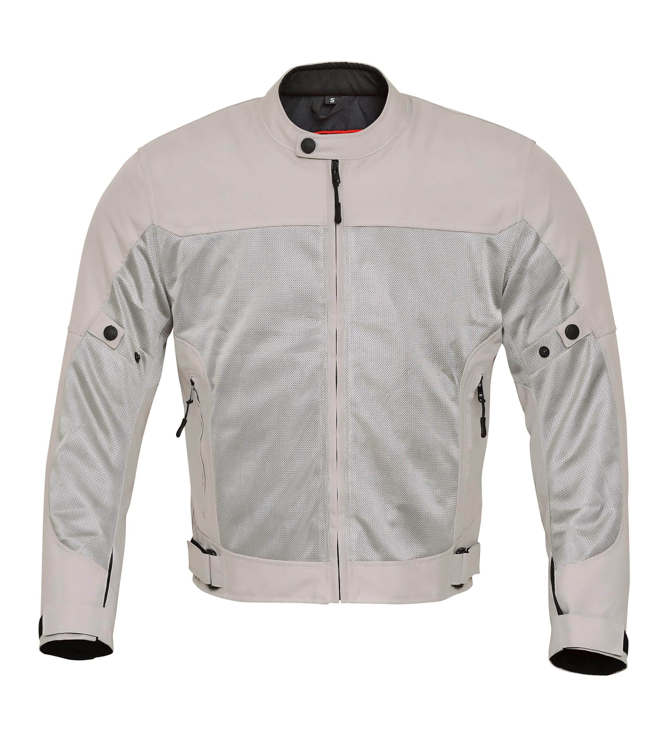 Wicked Stock Mesh Motorcycle Jacket With Armor - Breathable Biker Jacket Men With Ce Level 1 Motorcycle Armor - Lightweight Summer Mens Motorcycle Jackets With Adjustable Cuffs, Biceps & Waist (M)