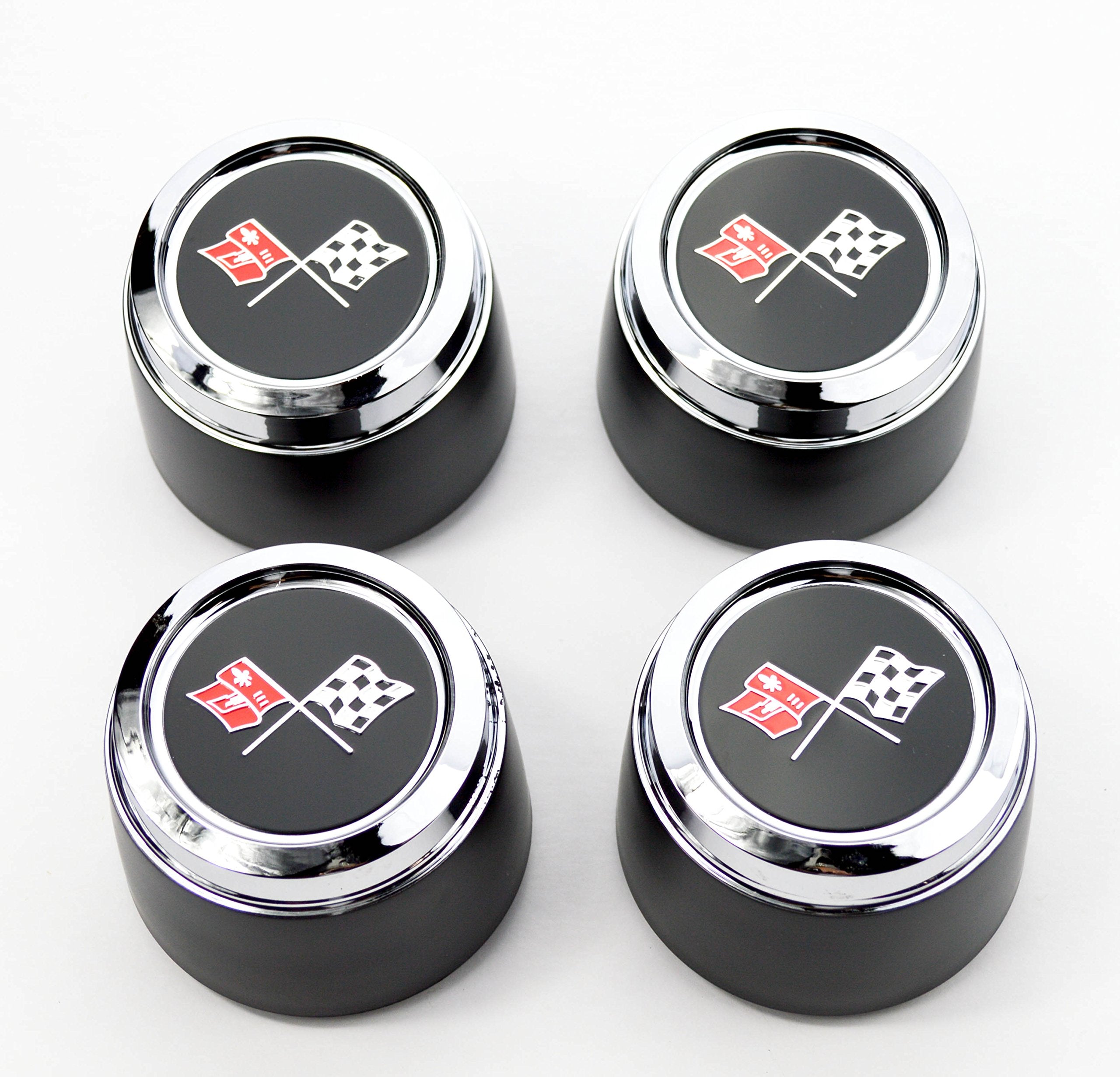 General Motors Gm Restoration Set Of 4 New Aluminum Wheel Hub Center Caps Replacements For 1973-1979 Chevrolet Chevy Corvette