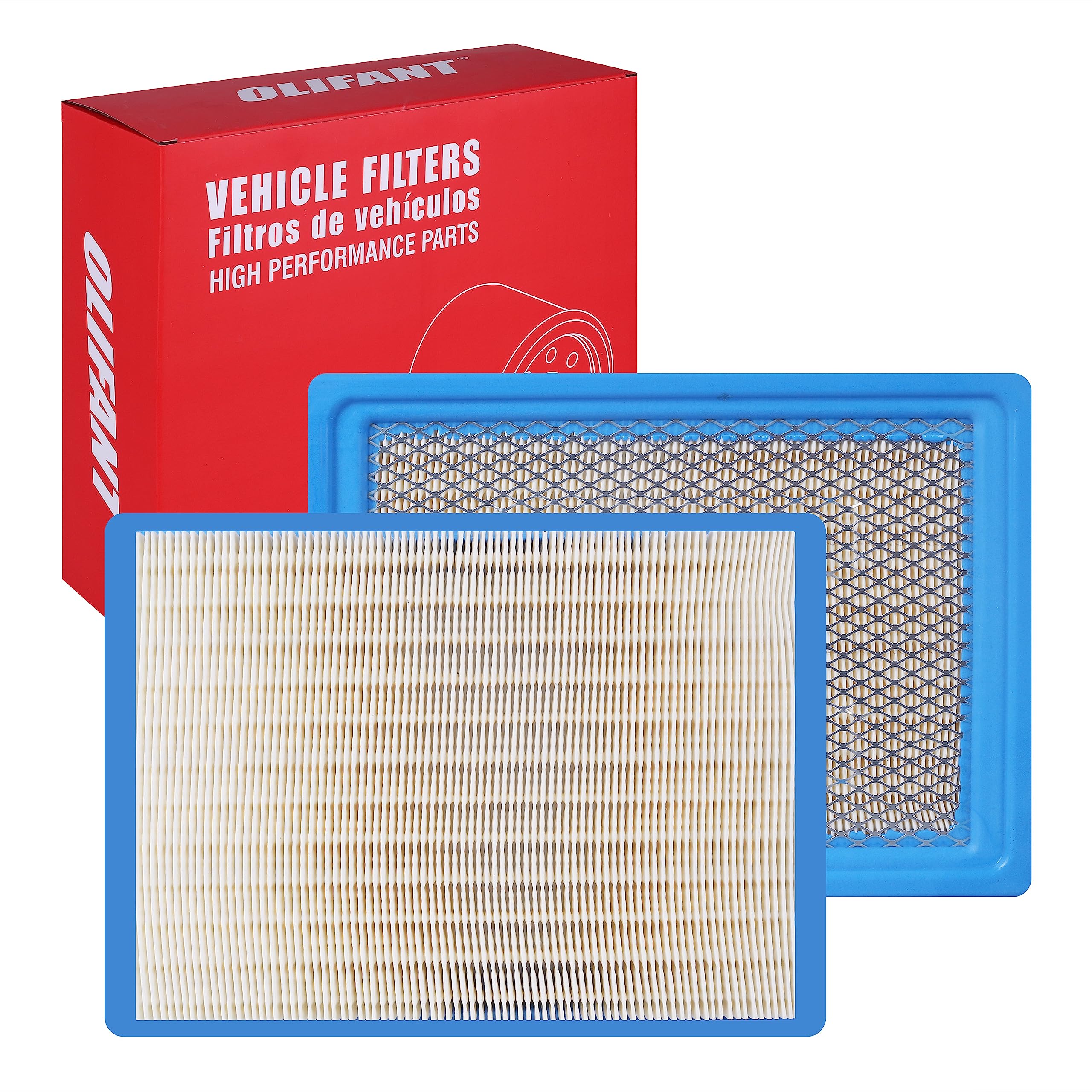 2Pcs Main Air Filters For Polaris Ranger 900 Xp 2013-2019/Rzr 570 2012-2020/Ranger 570 900 1000 Xp Crew Diesel(7081706)