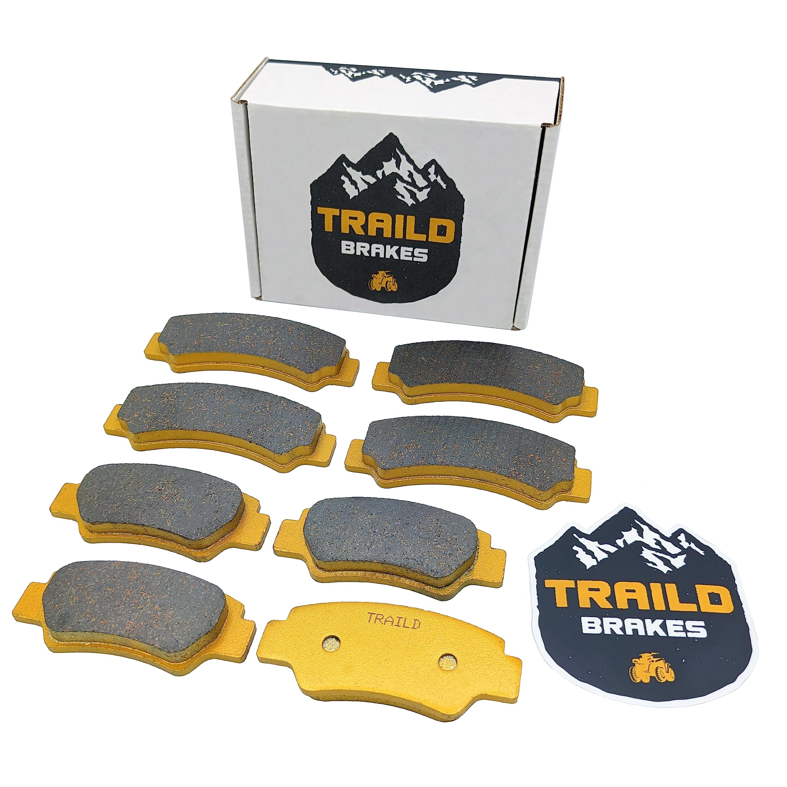 Traild Cf Moto Cforce 600, 800, 1000 2019-2023 Ceramic Brake Pad Set Front & Rear