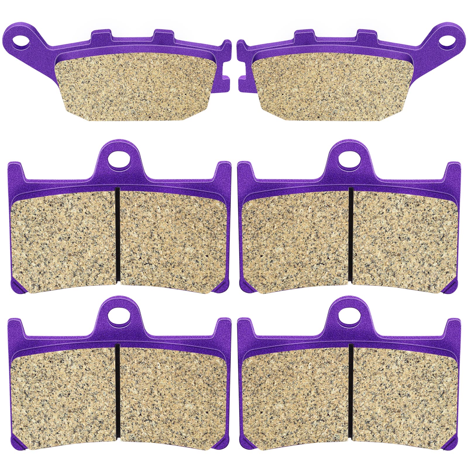 Eccpp Brake Pads For Yamaha Fz1 Fz6 Fz8 Yzf R1 R6 R6S Yzf600R, Fa380 Fa174 Front+Rear Replacement Brake Pads