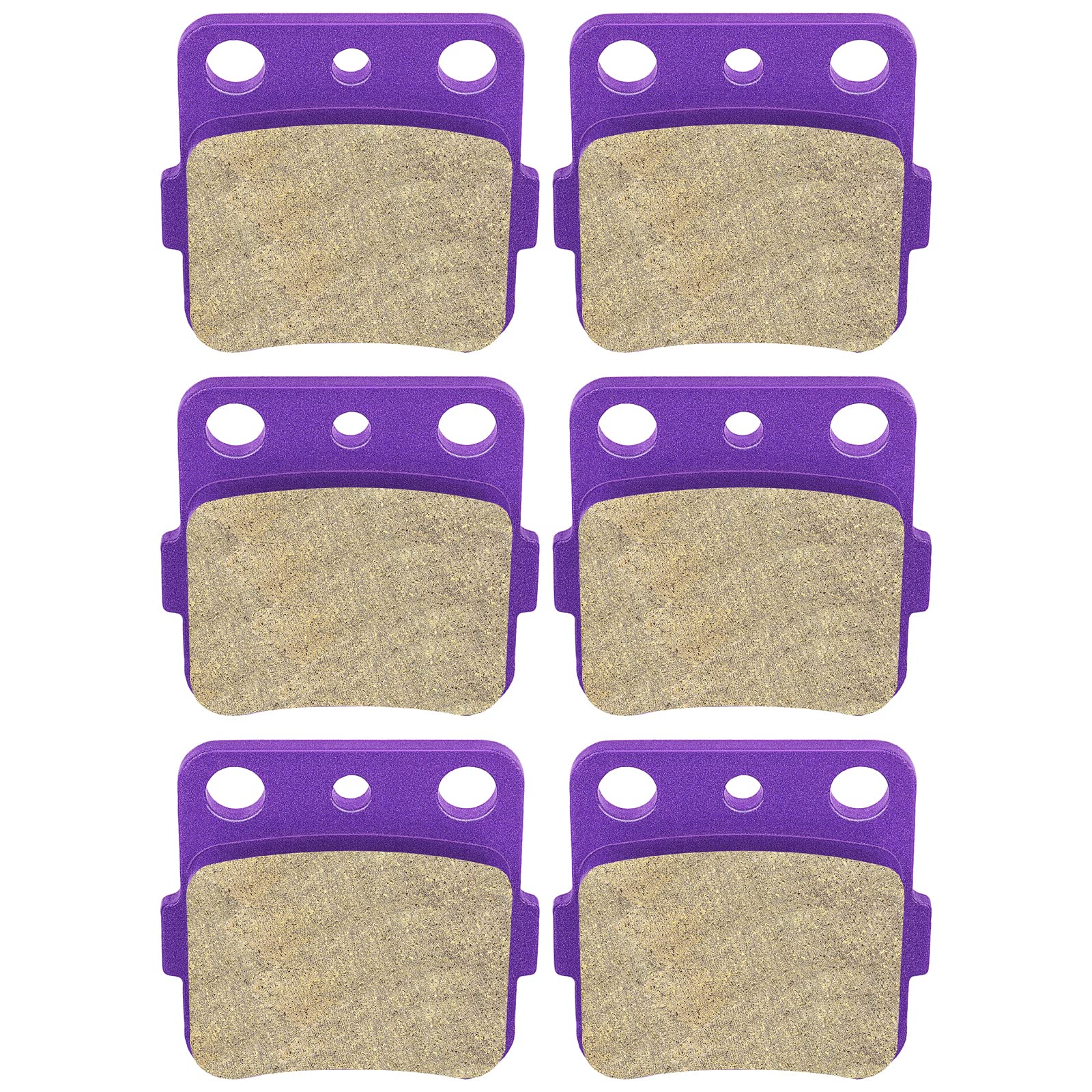 Eccpp Front+Rear Brake Pads Fits For Honda Fourtrax 300 Sportrax 400 Trx400X For Yamaha Raptor 350 Raptor 660R Fa84