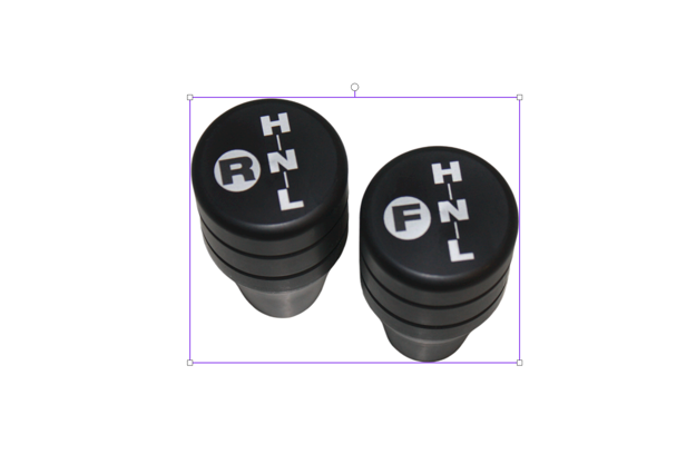 KNOB SET- ATLAS REV BLUE