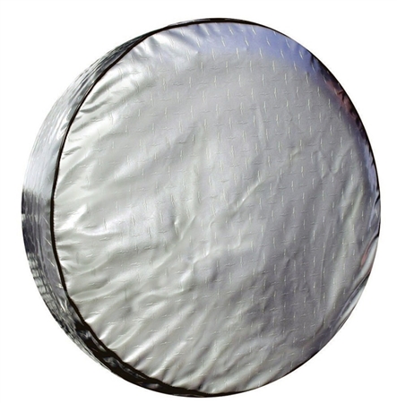 ADCO 9751 Silver Diamond Plated Spare Tire Cover A - 34''