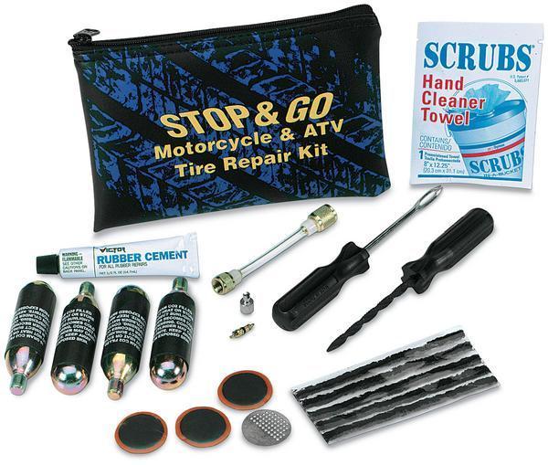 Stop & Go Motorcycle/ATV CO2 Tire Repair Kit - 1066