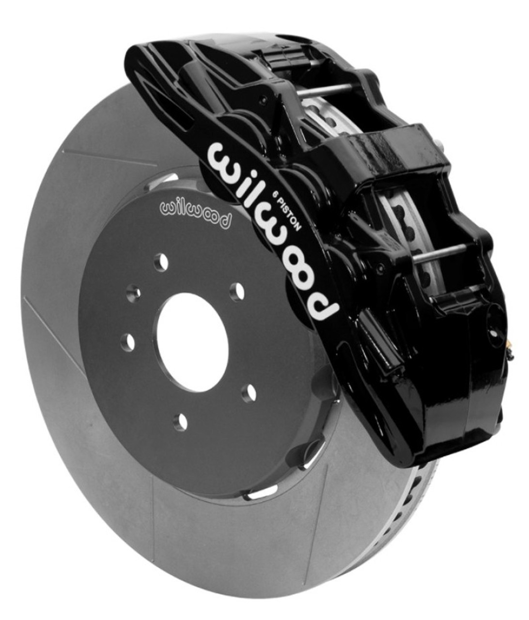 Wilwood SX6R Front 15" Big Brake Kit w/ Slotted Rotors & 6 Piston Black Calipers :: 2014-2019 Corvette