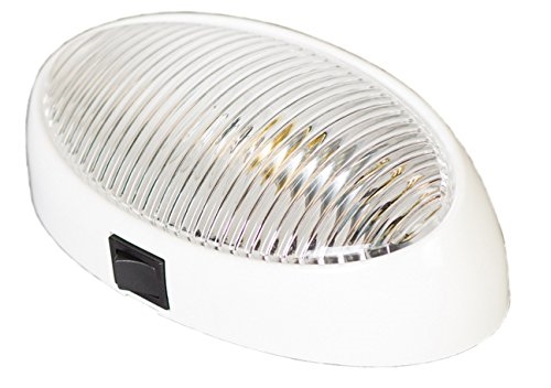 Arcon 51252 Universal Porch/Utility Light With Switch - Clear Lens