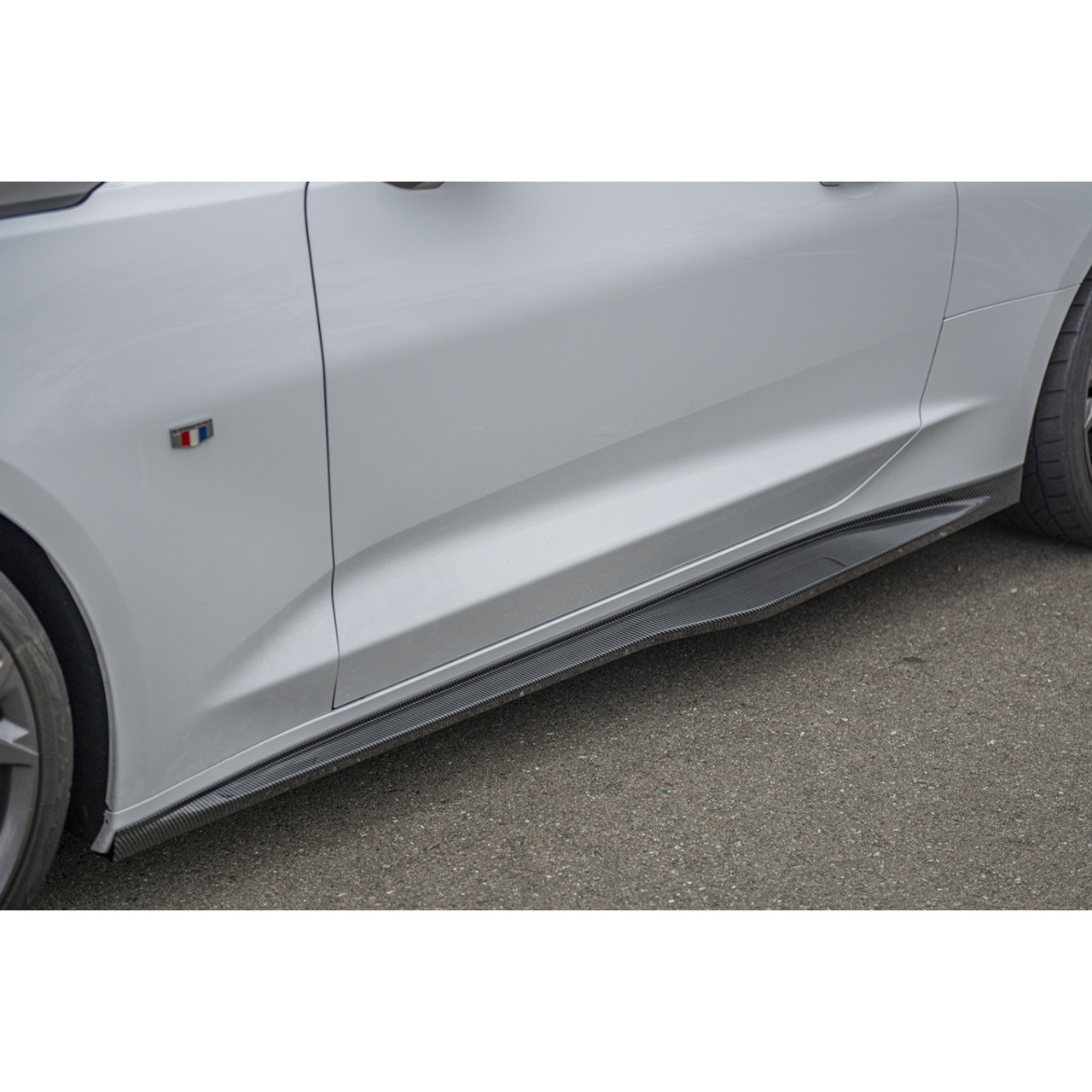 EOS ZL1 Style Side Skirts, Hydro-Dipped Carbon :: 2016-2024 Camaro Non-ZL1