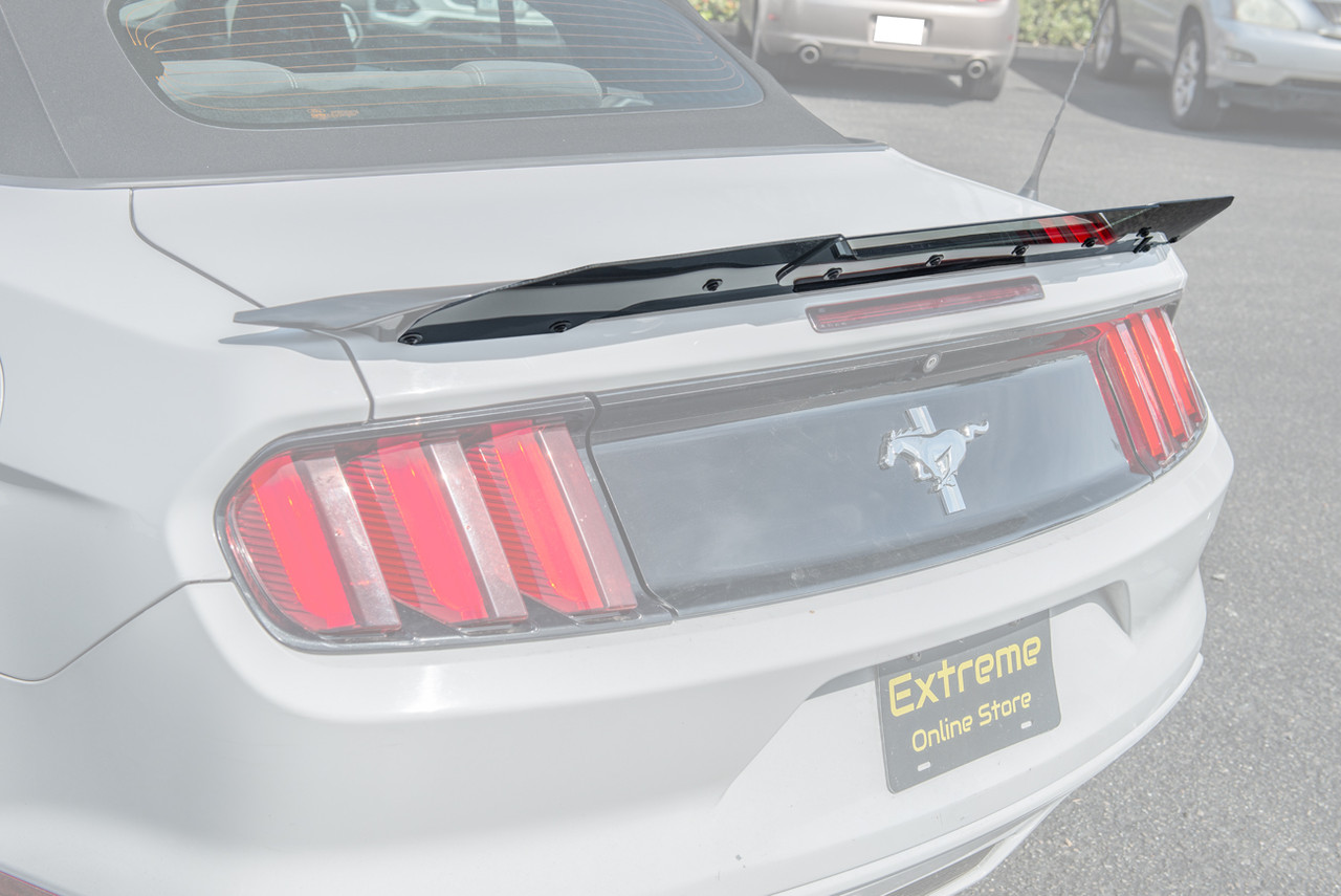 EOS GT350 Style Rear Wickerbill Spoiler :: 2015-2023 Ford Mustang