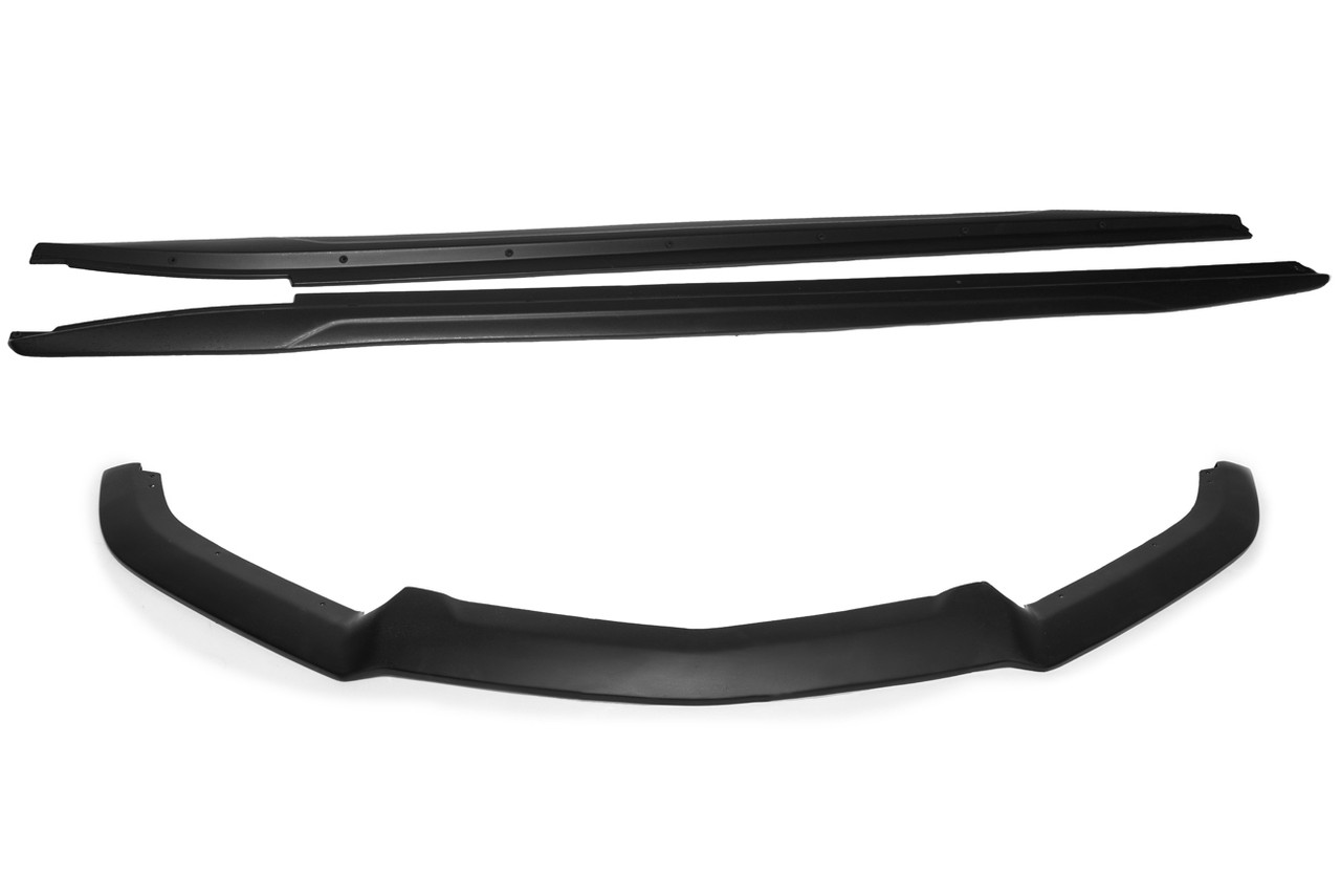 EOS Front Splitter & Side Skirts, Unpainted :: 2014-2019 Cadillac CTS & CTS V-Sport