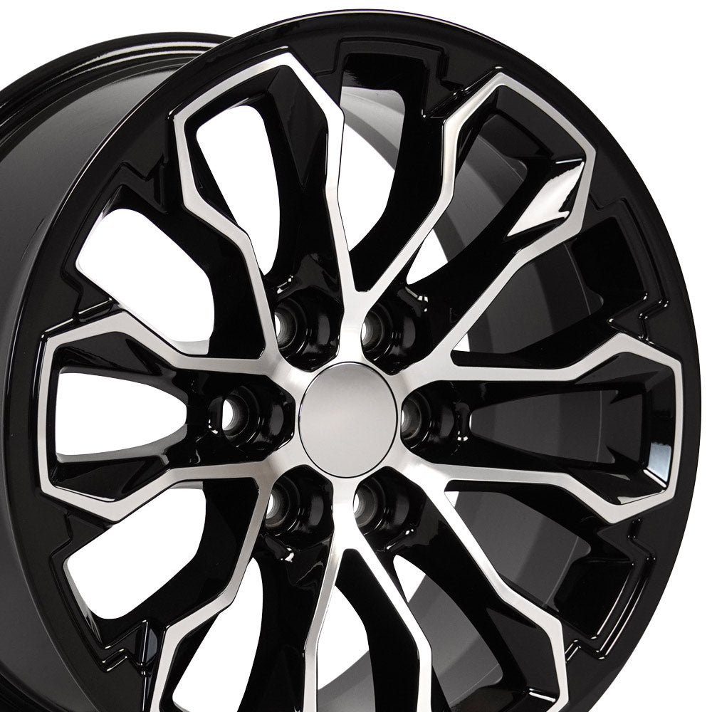 17" Wheel fits Chevrolet Colorado ZR2 - CV54 Black Machined 17x8