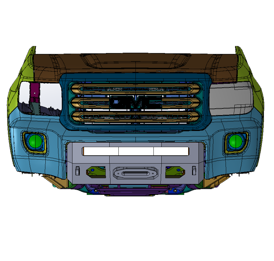 Chassis Unlimited Prolite Front Winch Bumper | 15-20 Canyon