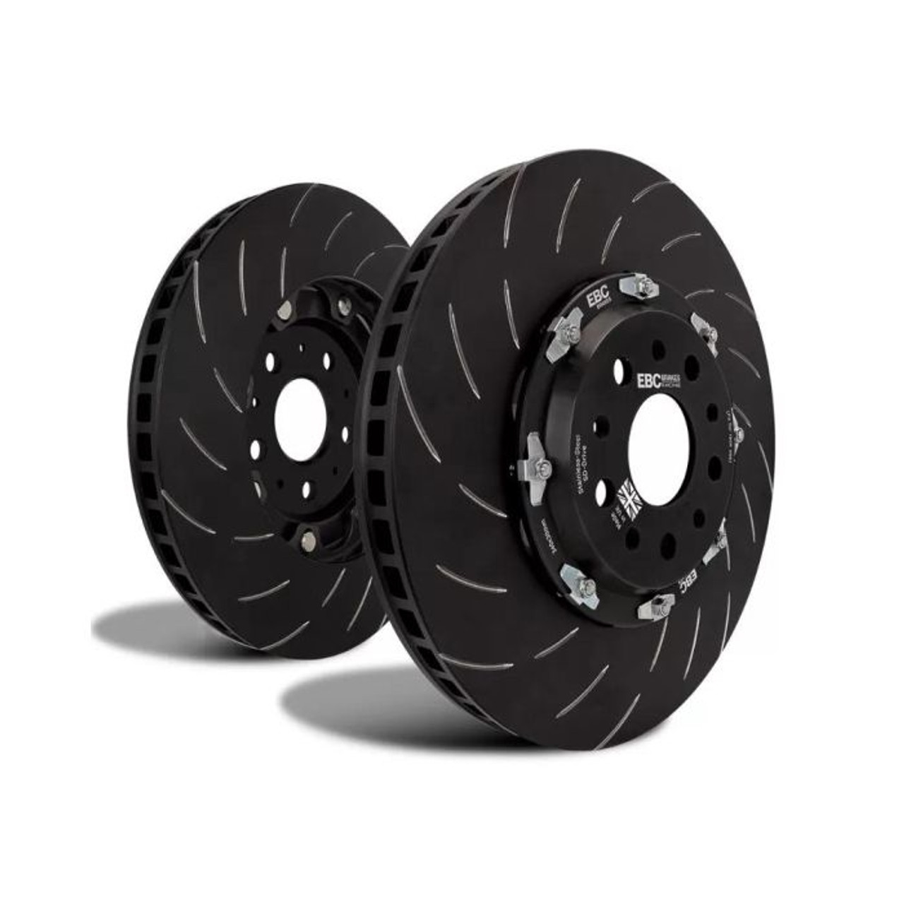 EBC USR Slotted Front Rotors :: 2015-2023 Ford Mustang GT w/o Performance Pack, V6 & EcoBoost w/ Performance Pack