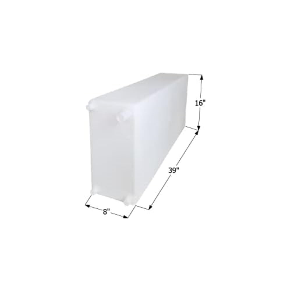 Icon 12724 Fresh Water Tank, Wt2460, 39X16X8, 20 Gal., W/ 1/2' Fittings
