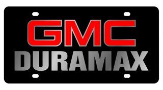 Eurosport Daytona- Compatible With -, Gmc Duramax Lazer-Tag Acrylic License Plate