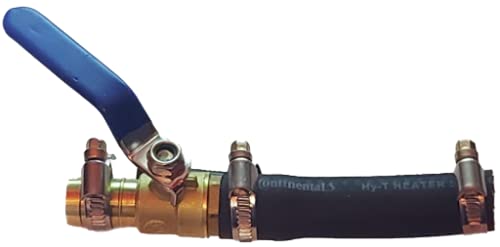 Muzzys A/C Hack Kit Fits: Ram 2019 2020 2021 2022 1500 2500 3500 Trucks With Weak/Warm Air Conditioning From Factory, Heater Core Blend Door By-Pass Mod Fix, W/Clamps Hose Shut Off Valve, Gas & Diesel