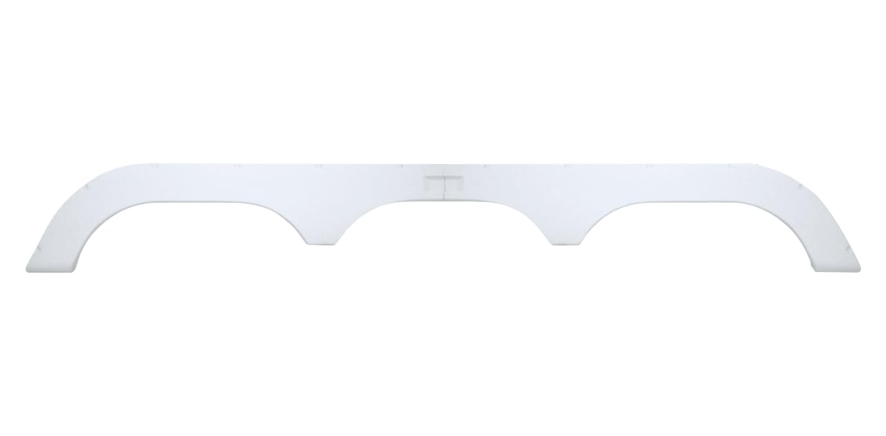 Icon 01900 Triple Axle Fender Skirt Fs1900 For Fleetwood - Polar White