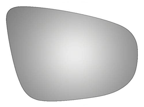 Burco 5436 Convex Passenger Side Power Replacement Mirror Glass For 10-14 Volkswagen Golf, 10-14 Volkswagen Gti