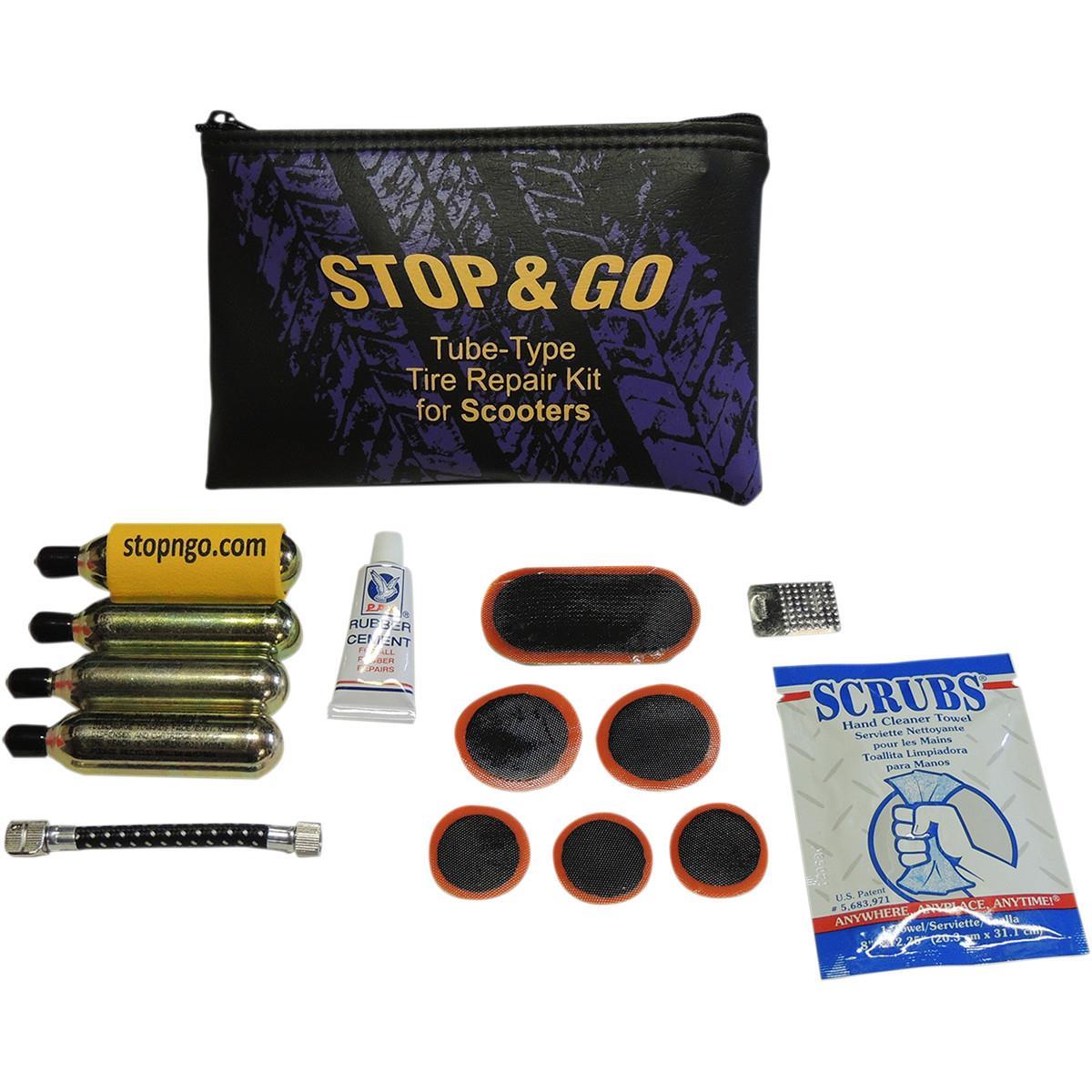 Stop & Go Scooter Tube-Type Tire Repair And Inflation Kit - TTRK1