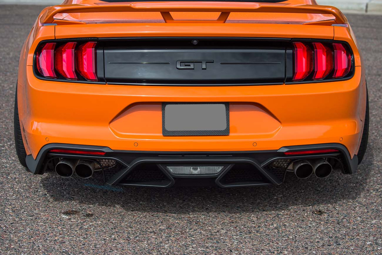 EOS GT500 Style Quad Tip Rear Bumper Diffuser Conversion Kit :: 2018-2023 Ford Mustang